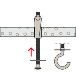 Fischer 084341 KD 4 K NV sklopná hmoždinka 105 mm 1 sada