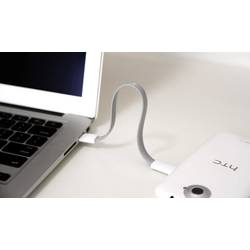 LogiLink USB kabel USB 2.0 USB-A zástrčka, USB Micro-B zástrčka 0.22 m růžová magnet na koncích kabelu CU0087