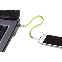 LogiLink USB kabel USB 2.0 USB-A zástrčka, USB Micro-B zástrčka 0.22 m růžová magnet na koncích kabelu CU0087