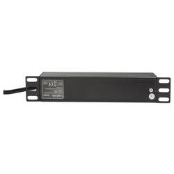 LogiLink PDU3B01 10 palec zásuvková lišta pro datové skříně hliníkový profil stříbrná, černá