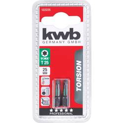 kwb 122225 Bit TX Pohon (šroubovák): 1/4 (6,3 mm) Typ zakončení: TX TX 25 25 mm