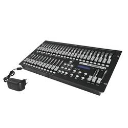 Eurolite DMX Commander 24/48 Controller DMX kontrolér 48kanálový 19palcová konstrukce, ovládání hudbou