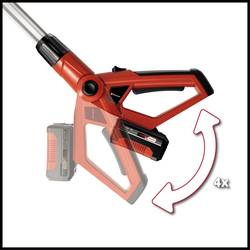 Einhell Power X-Change GE-HH 18/45 Li T - Solo akumulátor teleskopické nůžky na živý plot bez nabíječky, bez akumulátoru 18 V Li-Ion 450 mm