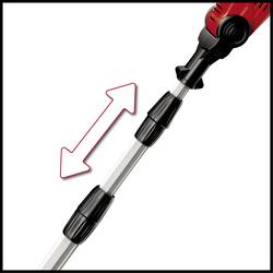 Einhell Power X-Change GE-HH 18/45 Li T - Solo akumulátor teleskopické nůžky na živý plot bez nabíječky, bez akumulátoru 18 V Li-Ion 450 mm