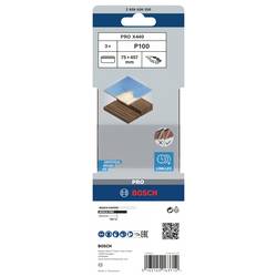 Bosch Accessories 2608606035 2608606035 brusný pás Zrnitost 100 (d x š) 457 mm x 75 mm 3 ks