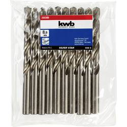 kwb 205080 HSS spirálový vrták 1 ks 8 mm Celková délka 117 mm DIN 338 válcová stopka 1 ks