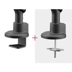 One For All Design Single black držák na stůl pro monitor 1 Displej: (s) 33 cm (13) - 88,9 cm (35) černá nastavitelná výška, nakláněcí, naklápěcí, otočný