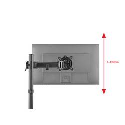 One For All Smart Single black držák na stůl pro monitor 1 Displej: (s) 33 cm (13) - 81,3 cm (32) černá nastavitelná výška, otočný, nakláněcí