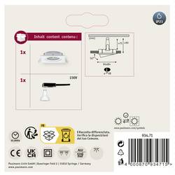 Paulmann 93471 Nova vestavné svítidlo, LED, GU10, 6.5 W, bílá (matná)