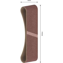 Bosch Accessories 2608606095 sada brusného pásu Zrnitost 60, 80, 100 (d x š) 610 mm x 75 mm 1 sada