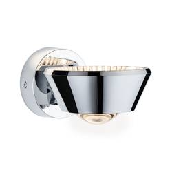 Paulmann Sabik 70947 LED koupelnové světlo na stěnu 9 W teplá bílá chrom (lesklý)