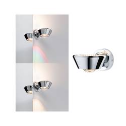 Paulmann Sabik 70947 LED koupelnové světlo na stěnu 9 W teplá bílá chrom (lesklý)