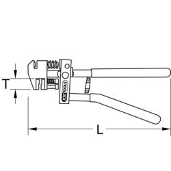 KS Tools 118.0055 Děrovací a odsazovací kleště, 285 mm
