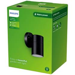 Philips LED Kylis 8720169266551 venkovní nástěnné LED osvětlení LED GU10 černá