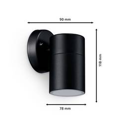 Philips LED Kylis 8720169266551 venkovní nástěnné LED osvětlení LED GU10 černá