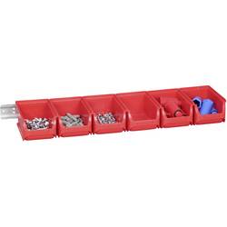 Allit 457060 skladový box , stohovatelné, (d x š x v) 615 x 165 x 75 mm, červená, 1 ks