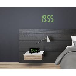 TFA Dostmann 60.5015.04 Quartz budík černá velký displej , USB konektor