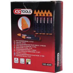 Značkovací křída, žlutá, sada 12 ks KS Tools 100.4045