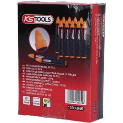 Značkovací křída, žlutá, sada 12 ks KS Tools 100.4045