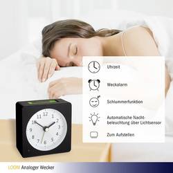 TFA Dostmann 60.1031.01 Quartz budík černá časů buzení 1