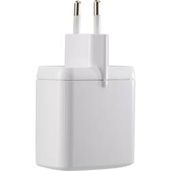 VOLTCRAFT UC-2ACX001 USB nabíječka, USB Power Delivery (USB-PD) , 1x USB A , 1x USB-C®, 32 W, Dodávka energie, bílá