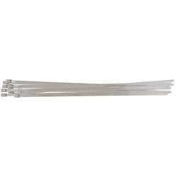 KS Tools 115.1591 Nerezové stahovací pásky s kulovým uzávěrem, 4,6 x 200 mm, 100 ks