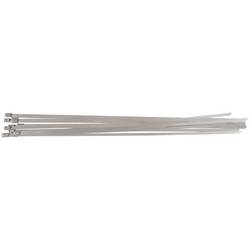 KS Tools 115.1593 Elektrikářská zadrhovací páska s kuličkovým uzávěrem 4,6 x 350 mm, 100 ks