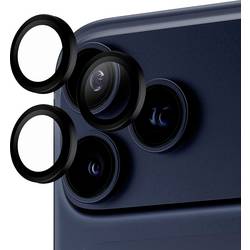 PanzerGlass PANZERGLASS - Hoops Black Camera Lens Protector iPhone 17 Pro 17 Max Ochranné sklo kamery IPhone 17 pro, IPhone 17 pro Max, iPhone 16 Pro, iPhone