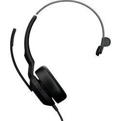 Jabra JABRA Evolve2 50 MS monaural USB-C Headset otevřená (On Ear) kabelová mono černá Potlačení hluku headset Počítače