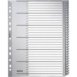 Leitz 1281 rejstřík DIN A4, nadměrná šířka 1-31 polypropylen šedá 31 karet 12810000