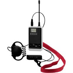 headset řečnický mikrofon Monacor ATS-22T Druh přenosu:Digital, bezdrátový spínač
