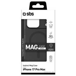 sbs mobile Cover Apple iPhone 17 Pro Max černá Kompatibilní s MagSafe TEINSTMAGIP1769K
