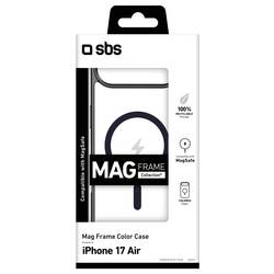 sbs mobile Cover Apple iPhone Air transparentní, černá Kompatibilní s MagSafe TEMAGCOLIP1766K