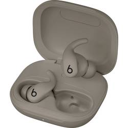 Beats Powerbeats Fit špuntová sluchátka (In Ear) Bluetooth® Virtual Surround Kamenitá šedá Potlačení hluku Nabíjecí pouzdro sportovní