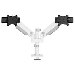Neomounts DS65S-950WH2 držák na stůl pro monitor 2 Displej: (s) 61 cm (24) - 86,4 cm (34) bílá nastavitelná výška, naklápěcí, nakláněcí, otočný