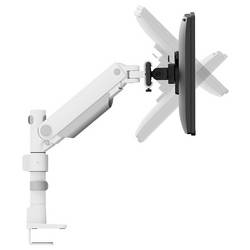 Neomounts DS65S-950WH2 držák na stůl pro monitor 2 Displej: (s) 61 cm (24) - 86,4 cm (34) bílá nastavitelná výška, naklápěcí, nakláněcí, otočný