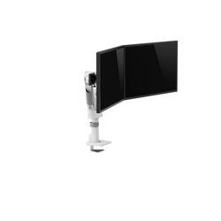 Neomounts DS65S-950WH2 držák na stůl pro monitor 2 Displej: (s) 61 cm (24) - 86,4 cm (34) bílá nastavitelná výška, naklápěcí, nakláněcí, otočný