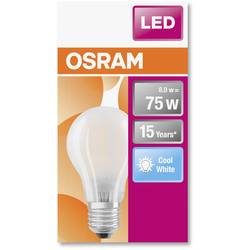 OSRAM HOMELIGHTING 4058075115934 LED Energetická třída (EEK2021) D (A - G) E27 klasická žárovka 7.5 W = 75 W neutrální bílá (Ø x d) 60 mm x 105 mm 1 ks