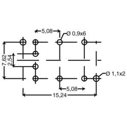 Weltron 604104, 604104 tlačítko, 12 V, 0.03 A, 1 ks
