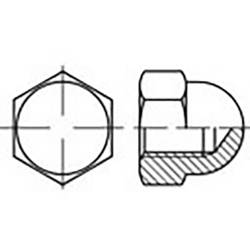 TOOLCRAFT TO-6866913 klobouková matice uzavřená M12 DIN 1587 Ušlechtilá ocel V4A A4 25 ks