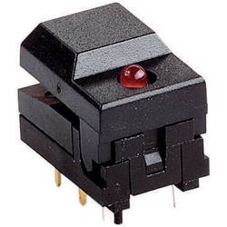 Weltron 604108 tlačítko 12 V 0.03 A 1x vyp/(zap) bez aretace červená (d x š x v) 17.5 x 12.5 x 15 mm 1 ks
