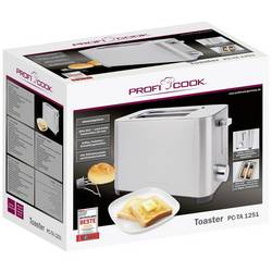 Profi Cook PC-TA 1251 topinkovač s funkcí ohřívání pečiva nerezová ocel