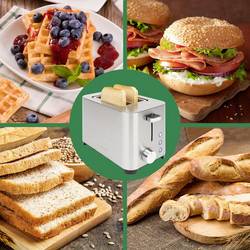 Profi Cook PC-TA 1251 topinkovač s funkcí ohřívání pečiva nerezová ocel