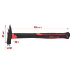 KS Tools 1421311 142.1311 zámečnické kladivo 180 g 260 mm DIN 1041 1 ks