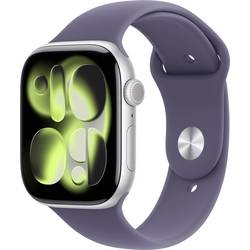 Apple Watch Series 11 GPS 46 mm hliníkový plášť sportovní náramek Mlžná fialová S/M