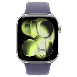 Apple Watch Series 11 GPS 46 mm hliníkový plášť sportovní náramek Mlžná fialová S/M