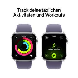 Apple Watch Series 11 GPS 46 mm hliníkový plášť sportovní náramek Mlžná fialová S/M
