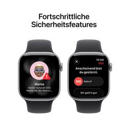 Apple Watch Series 11 GPS 46 mm hliníkový plášť sportovní náramek černá S/M