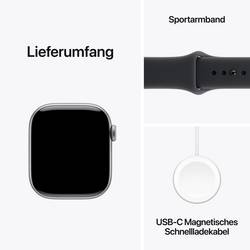 Apple Watch Series 11 GPS 46 mm hliníkový plášť sportovní náramek černá S/M
