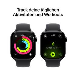 Apple Watch Series 11 GPS 46 mm hliníkový plášť sportovní náramek černá S/M